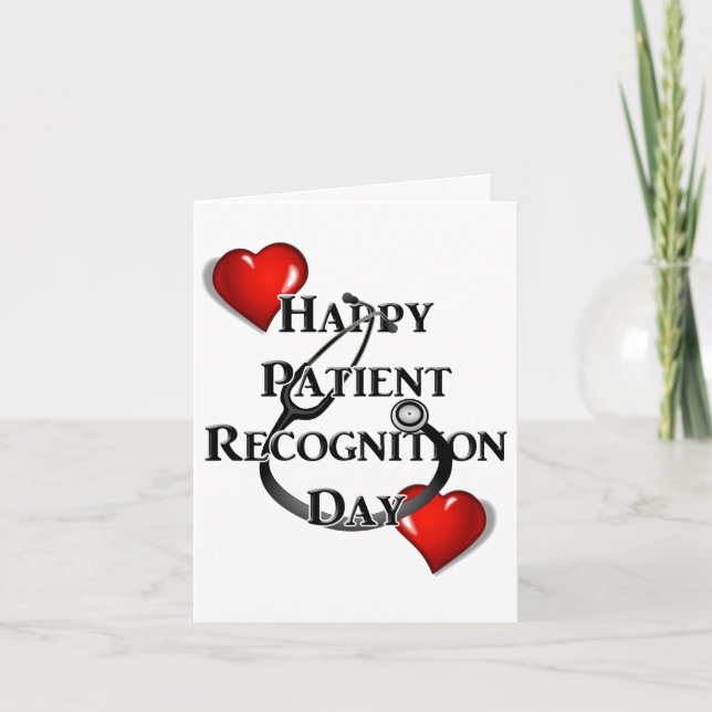 Happy Patient Recognition Day Card (Front)
