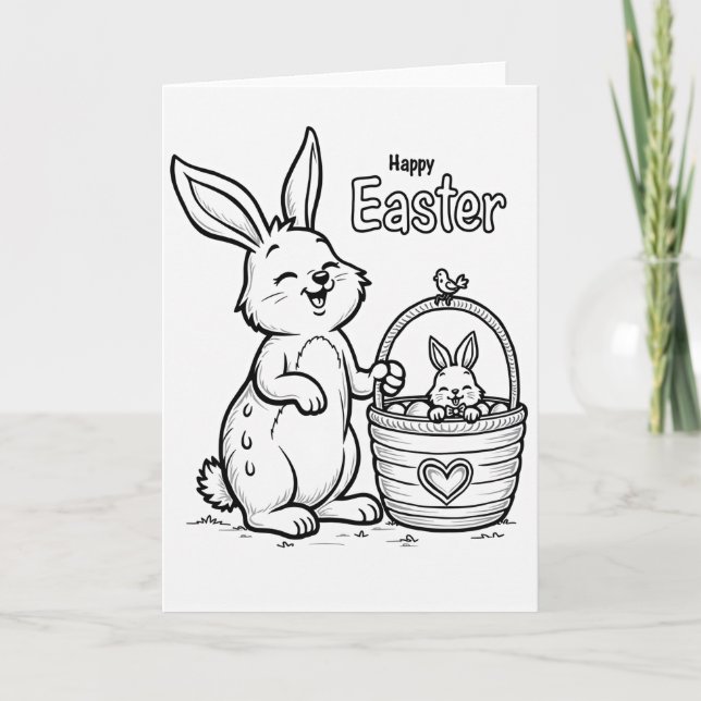 Happy Pattern Spring Card (Front)