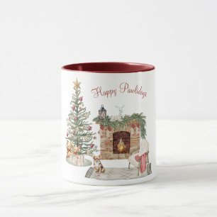 Happy Pawlidays Dog Design- Chihuahua Mug