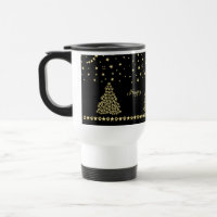 Happy Pawlidays, Gold shiny Paw Christmas tree