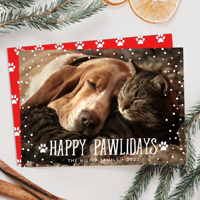 Happy Pawlidays | Holiday Photo Card (Creator Uploaded)