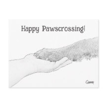 Happy Pawscrossing! - Postcard