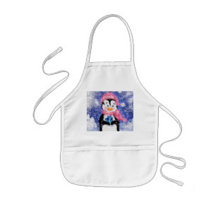 Happy Penguin - Christmas - Kids Apron