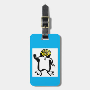 Happy PENGUIN-  Conservation - Ocean -Luggage tag