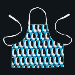 Happy Penguins Colourful Fun Pattern Unique Cute  Apron<br><div class="desc">Hope you like this design. Add your own text or change the background colour. Check my shop for more matching items like kitchen towels,  blankets,  pillows,  stickers,  mugs,  cards,  tissue paper as well as other patterns. 
Thanks for shopping with me! if you'd like something custom let me know!</div>