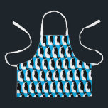 Happy Penguins Colourful Fun Pattern Unique Cute  Apron<br><div class="desc">Hope you like this design. Add your own text or change the background colour. Check my shop for more matching items like kitchen towels,  blankets,  pillows,  stickers,  mugs,  cards,  tissue paper as well as other patterns. 
Thanks for shopping with me! if you'd like something custom let me know!</div>