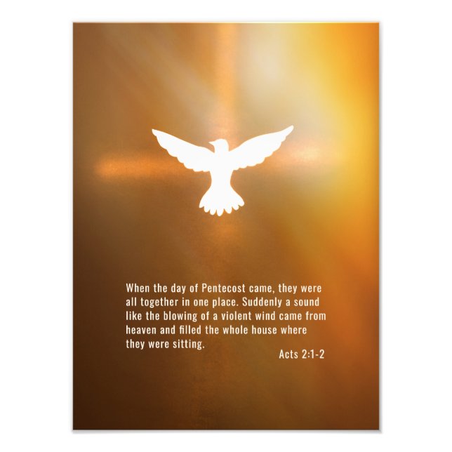 Happy Pentecost Photo Print (Front)