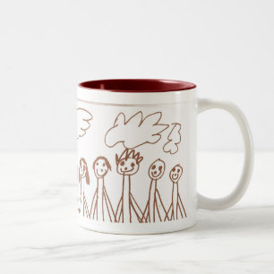 Happy People Holding Hands Mug