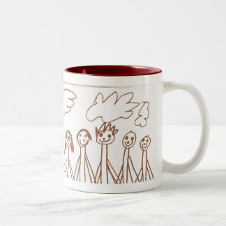 Happy People Holding Hands Mug