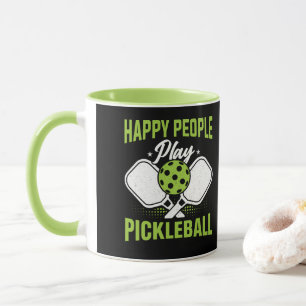 Happy People Play Pickleball Mug