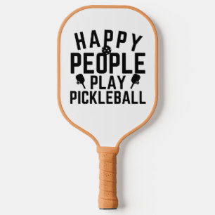 Happy People Play Pickleball Paddle