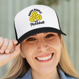 Happy People Play Pickleball Trucker Hat