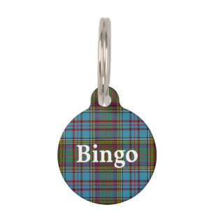 Happy Pet Clan Anderson Tartan Plaid Tag