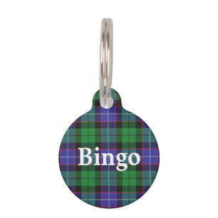 Happy Pet Clan Galbraith Tartan Plaid Tag