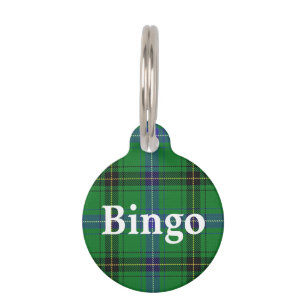 Happy Pet Clan Henderson Tartan Plaid Tag
