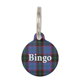 Happy Pet Clan Home Hume Tartan Plaid Tag