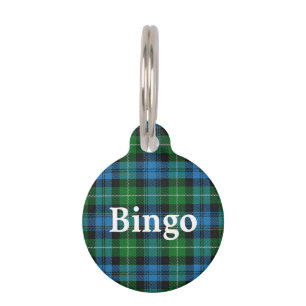 Happy Pet Clan Lamont Tartan Plaid Tag