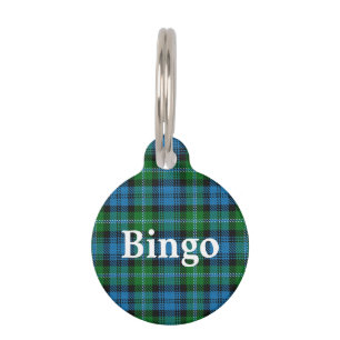 Happy Pet Clan Lyon Tartan Plaid Tag