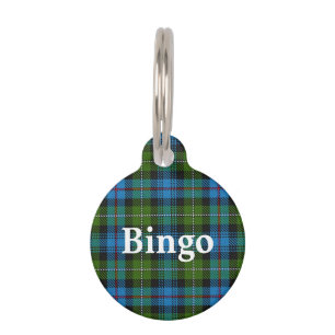 Happy Pet Clan MacKenzie Tartan Plaid Tag