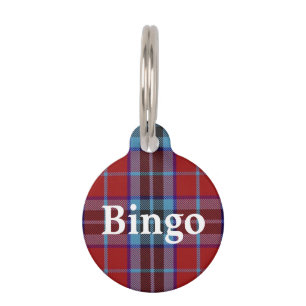 Happy Pet Clan MacTavish Tartan Plaid Tag