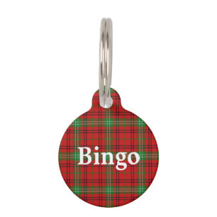 Happy Pet Clan Morrison Tartan Plaid Tag