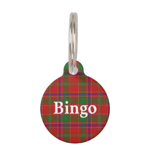 Happy Pet Clan Munro Tartan Plaid Tag