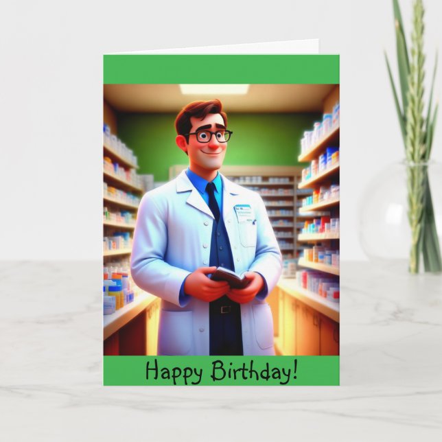 Happy Pharmacist Card (Front)