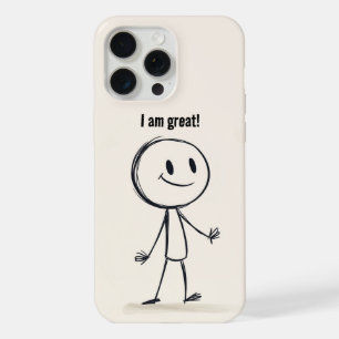 Happy Phone Case-Positive Vibes Design iPhone 15 Pro Max Case