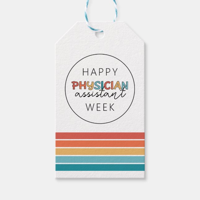 Happy Physician Assistant Week Gift Tags (Front)
