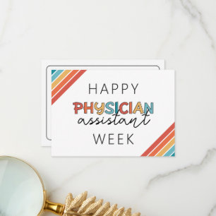Happy Physician Assistant Week Thank You Card