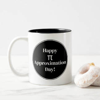 Happy Pi Approximation Day July 22nd Math Nerd Two-Tone Coffee Mug