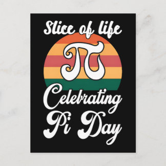 Happy Pi Day 2026 Math Nerd Celebration Holiday Postcard