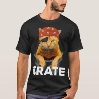 Happy PI Day 314 PiCat Pirate  T-Shirt