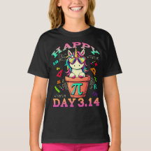 Happy Pi Day 3.14 Unicorn for Teacher Kids Girls 