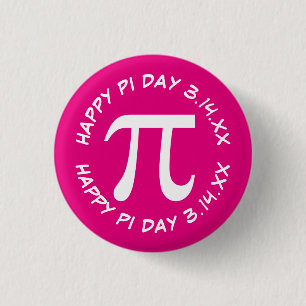 Happy Pi Day 3 Cm Round Badge