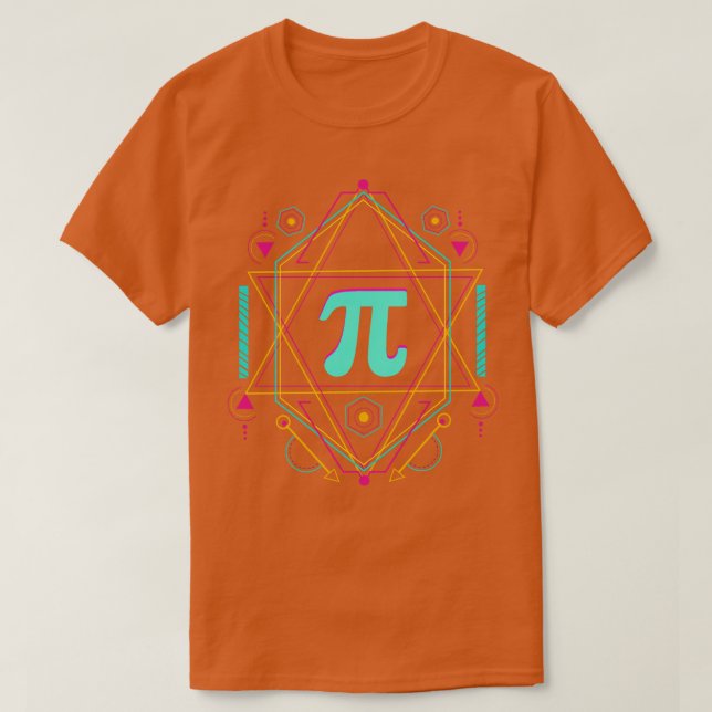 Happy Pi Day Birthday Math Teacher T-Shirt (Design Front)