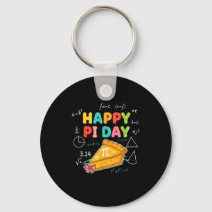 Happy Pi Day Bow Pie Girls Kids 3,14 Pi Number Sym Key Ring
