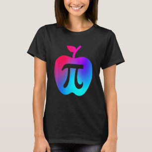 Happy Pi Day Cute Apple Pie 3 14 Funny Science Mat T-Shirt