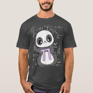 Happy Pi Day Cute Panda Bear 3 T-Shirt