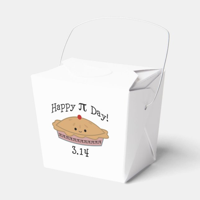 Happy Pi Day Favour Box (Front Side)