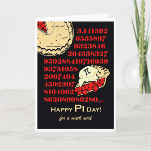 Happy Pi Day for Nerd, Cherry Pie Card