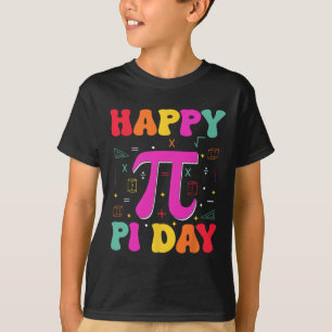 Happy Pi Day Kids Math Teachers Student Professor  T-Shirt