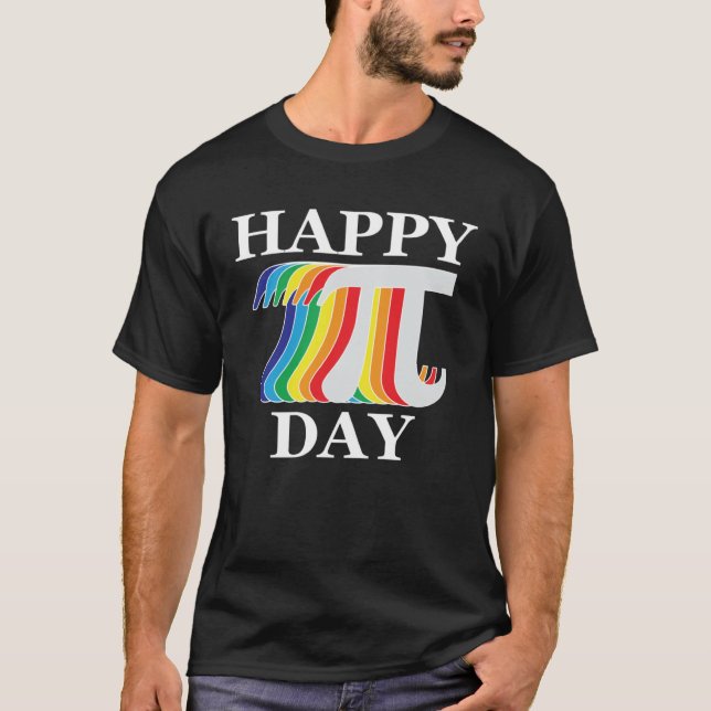 Happy Pi Day Math T-Shirt (Front)