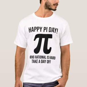 Happy Pi Day  Math Teacher Geometry Algebra Gift T-Shirt