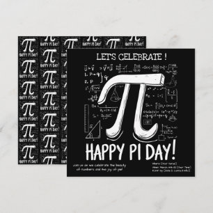 Happy Pi Day Party Invitation – Fun Math