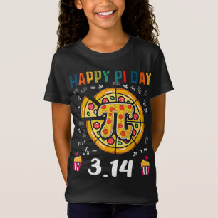 Happy Pi Day, Pie Day Pizza - Mathematics Pi Symbo T-Shirt