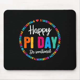 Happy Pi Day Pie Funny Math Coach Teacher Pi Day L Mouse Mat