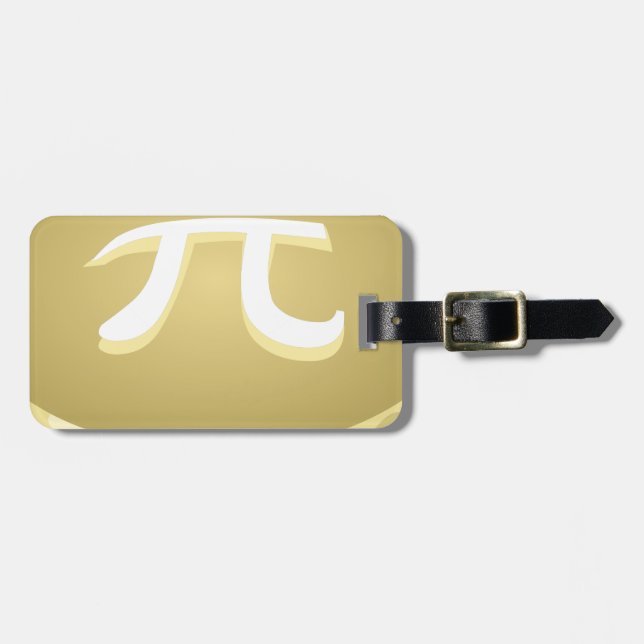happy pi day pie luggage tag (Front Horizontal)
