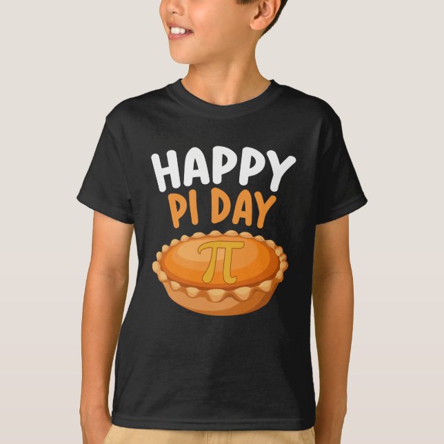 Happy Pi Day Pie Mathematics Math Rainbow T-Shirt (Front)