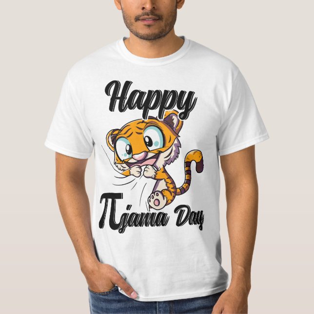 Happy Pi Day Pyjama Mathemati Math Teaher Pi Day  T-Shirt (Front)